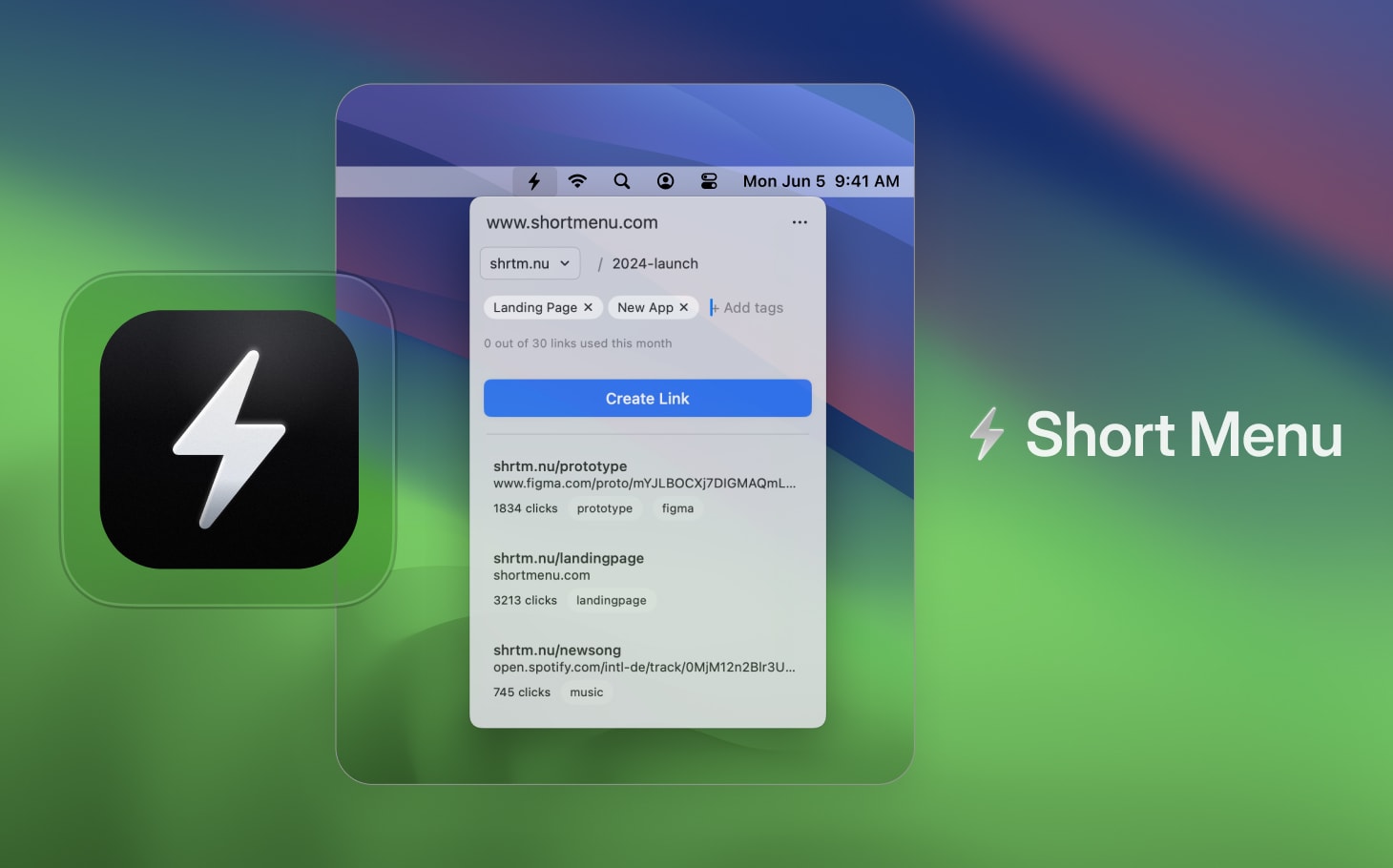 Short Menu is a link shortening powerhouse built into your Mac